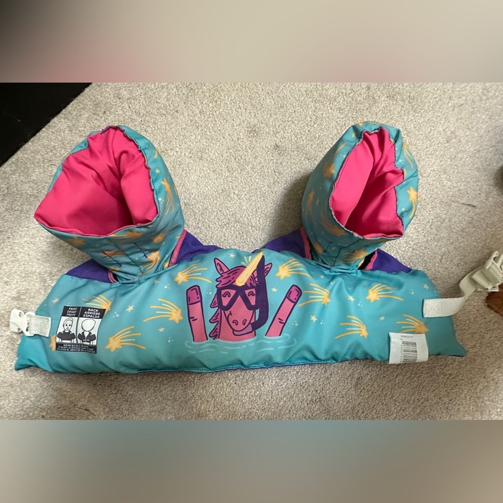 Puddle Pals Unicorn Kids Swim Vest Life Jacket